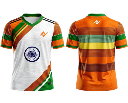 Desh Prem pure love for nation tricolor jersey India