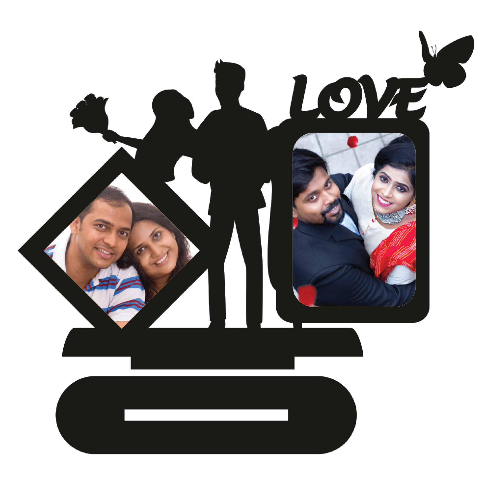 DOUBLE IMAGE LOVE STAND FRAME 51 - Next Print