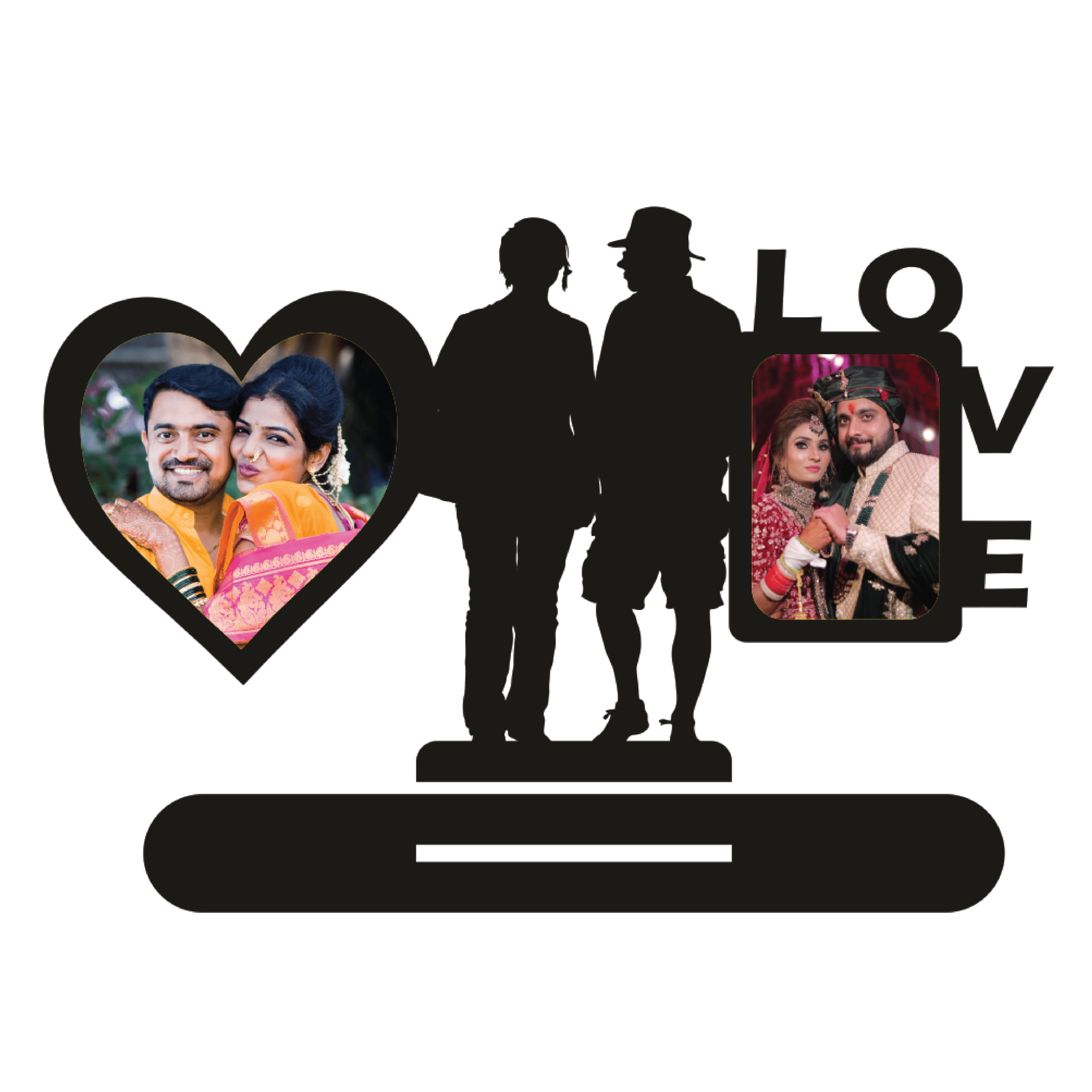 DOUBLE IMAGE LOVE STAND FRAME 56 - Next Print