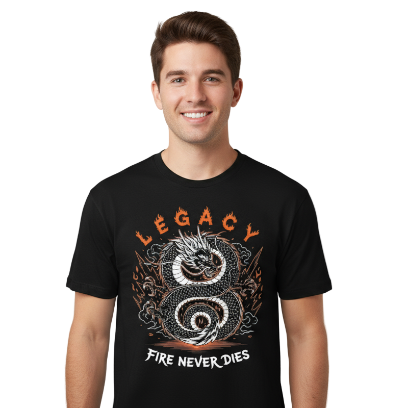 Next Print Dragon T Shirt Design