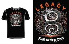 Next Print Dragon T Shirt Design