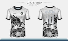Next Print Dragon soccer football jersey sport printed t shirt.