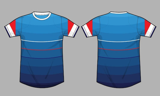 Next Print Dri fit Jersey Template Vector