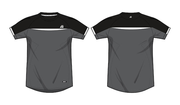 Next Print Dri fit Jersey Template Vector