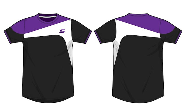Next Print Dri fit Jersey Template Vector