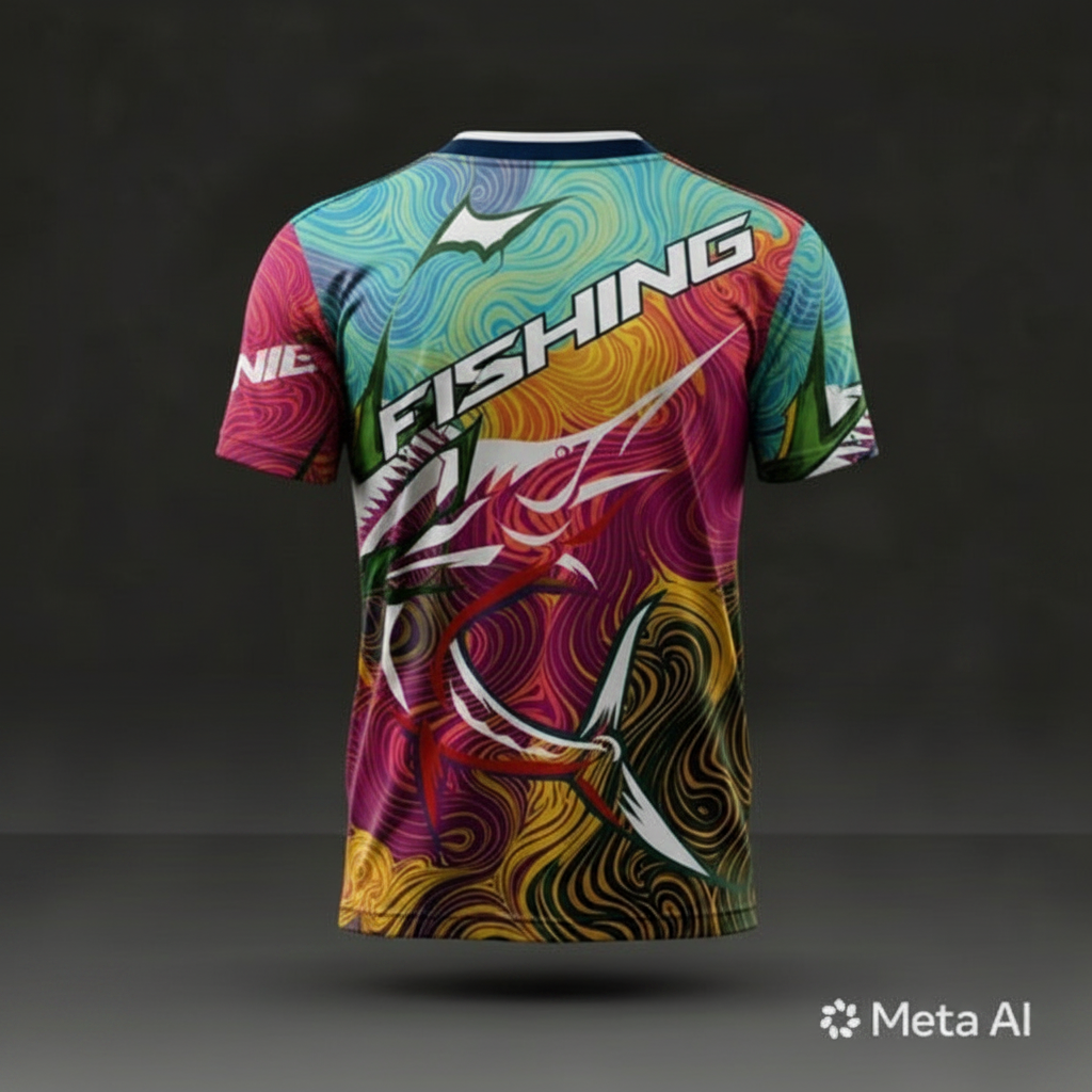 Custom Fishing T-Shirt for Men – Premium Dry Fit Angler Wear | NextPrint India