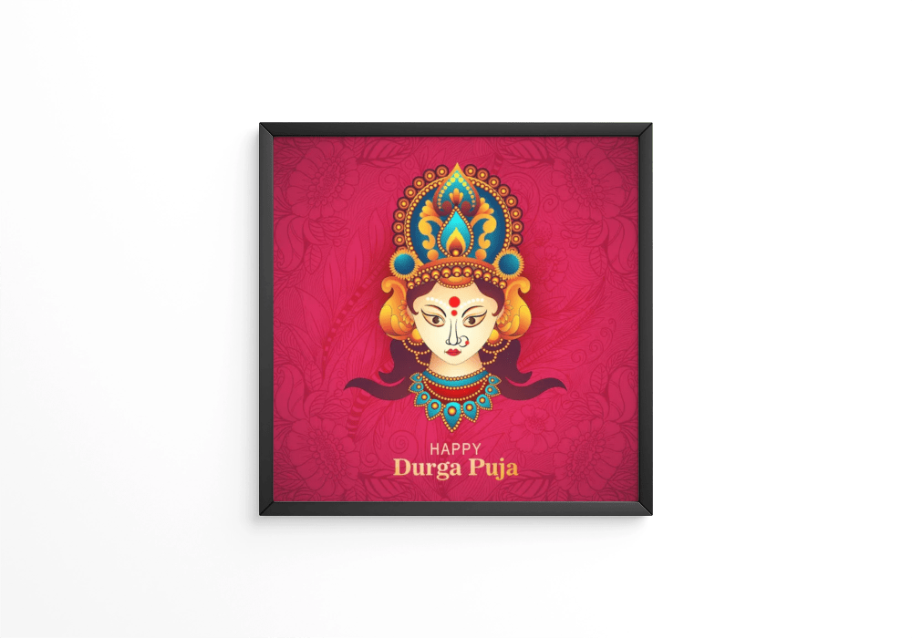 Durga pooja festival frame - Next Print