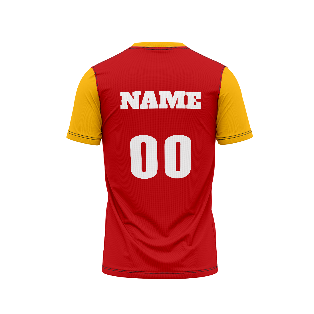 East Bengal FC Football Fan Jersey Back View Custom Name and Number Printing