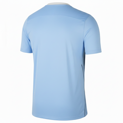 White football jersey back side with custom player number