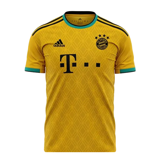 NextPrint Yellow Football Jersey with Teal Accents – Premium Sublimation Sports Wear