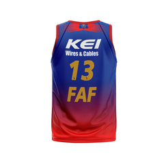 Faf Du Plessis RCB Basketball Jersey RCBBJ3