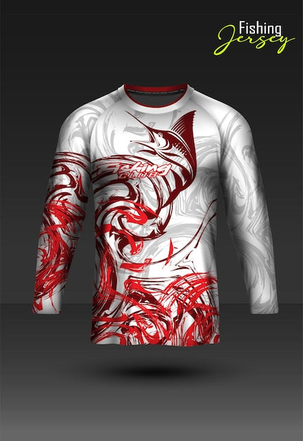 Next Print fishing modern design jersey.