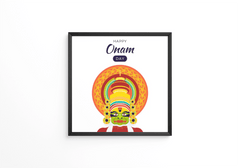 Flat indian onam frame - Next Print