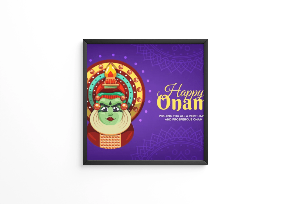 Flat onam frame - Next Print