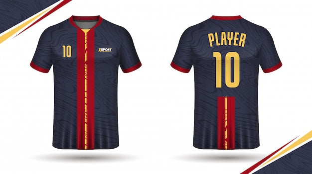 Football shirt template