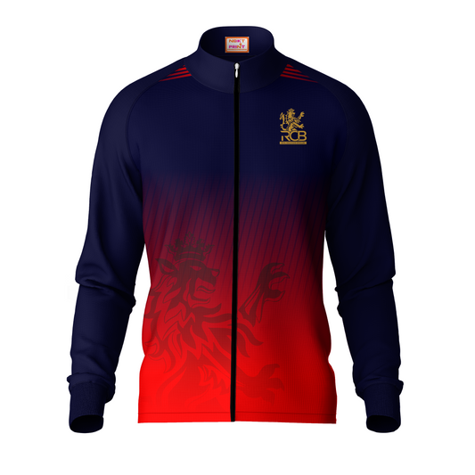 Next Print Customised Ipl Royal Challengers Bengaluru Printed  2025 Jersey Jacket