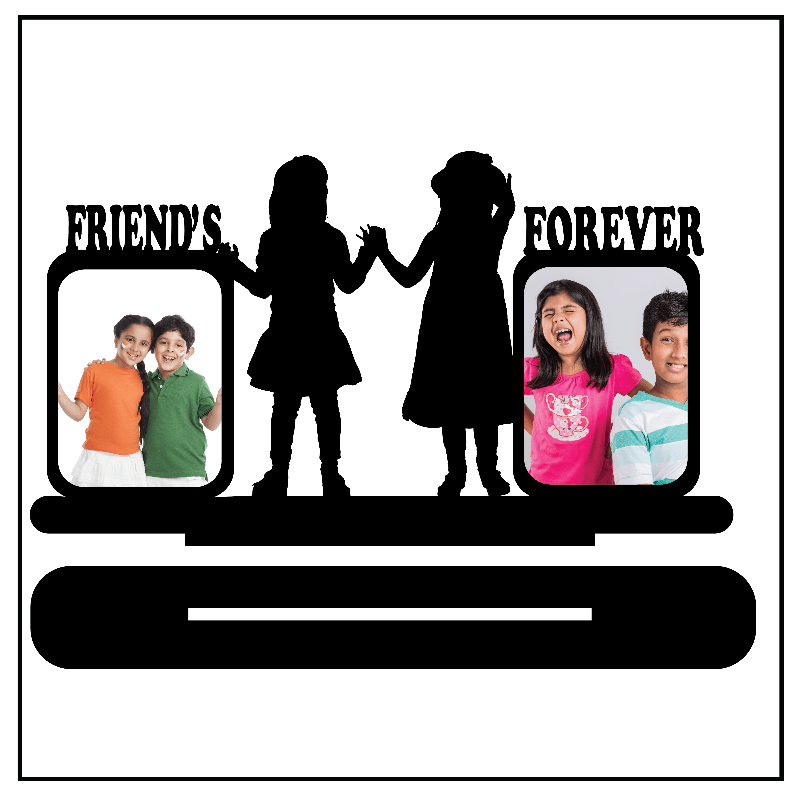 FRIENDS FOREVER DOUBLE IMAGE STAND FRAME - Next Print