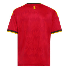 White black red gold football jersey back side with custom player number