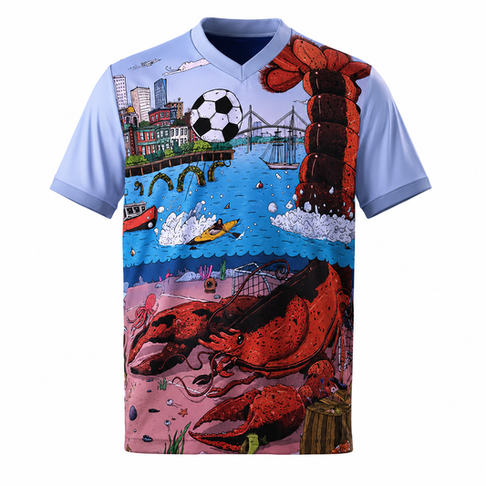 Ghana inspired white multicolor football fan jersey front view