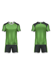 Green black custom sports jersey with shorts personalized cricket uniform India