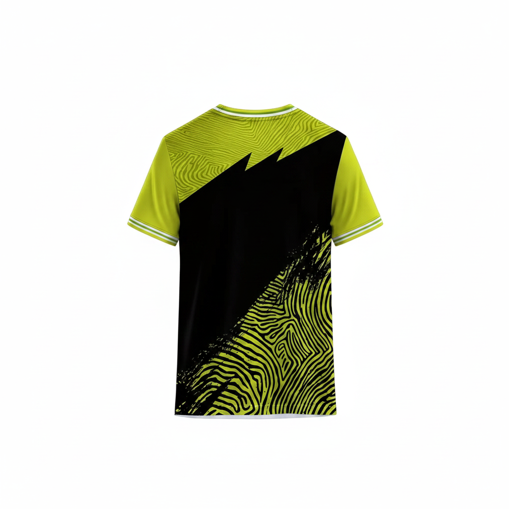 Next print Green Black Geometric Sports Jersey with Track Pants | Custom Cricket & Team Wear India