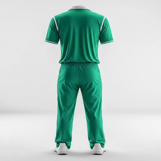 Next print Personalized Green Jersey Set with Track Pant | Cricket / Football Team Wear India
