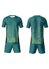Custom Green Sports Jersey with Shorts – Personalized Team Uniform India | NextPrint