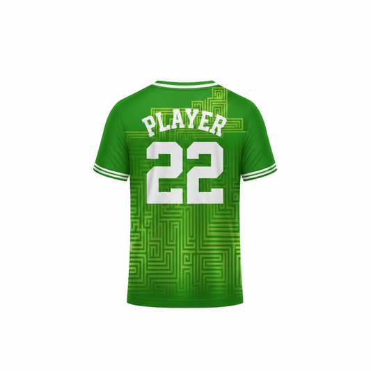 Premium green cricket jersey for teams and tournaments
