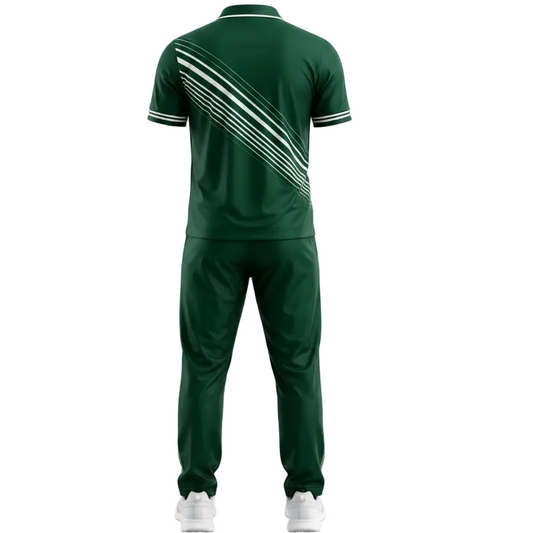 Next print Custom Green White Tracksuit for Men | Sports Jersey & Track Pant Set | Team Uniform | India