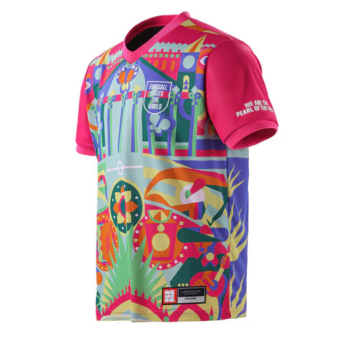 Guadalajara Host City Jersey 2026 Limited Edition Football Jersey Side View Showing Premium Sublimation Artwork