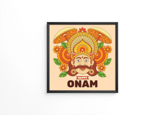Hand drawn onam frame - Next Print