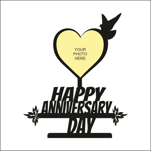 HAPPY ANNIVERSARY DAY SINGLE IMAGE STAND FRAME - Next Print