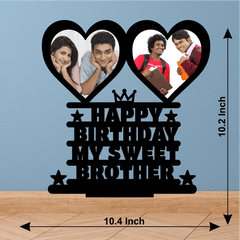 Happy Birth Day Me Sweet Brother Photo Printed Gift. - Next Print