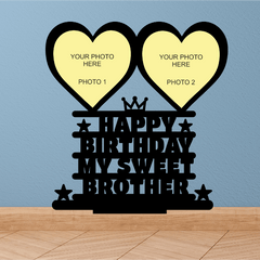 Happy Birth Day Me Sweet Brother Photo Printed Gift. - Next Print
