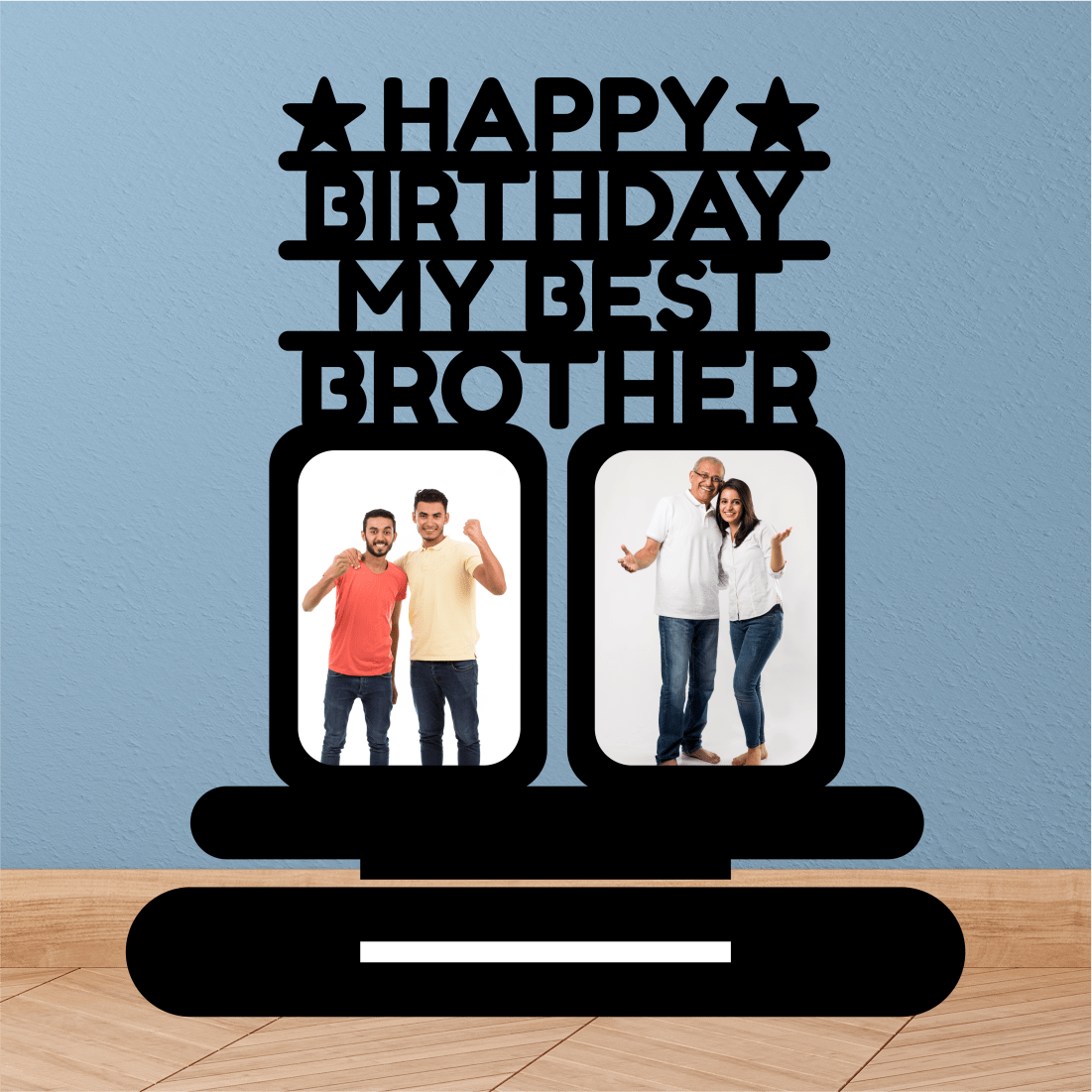 Happy Birth Day My Best Brother Photo Printed Frame. - Next Print
