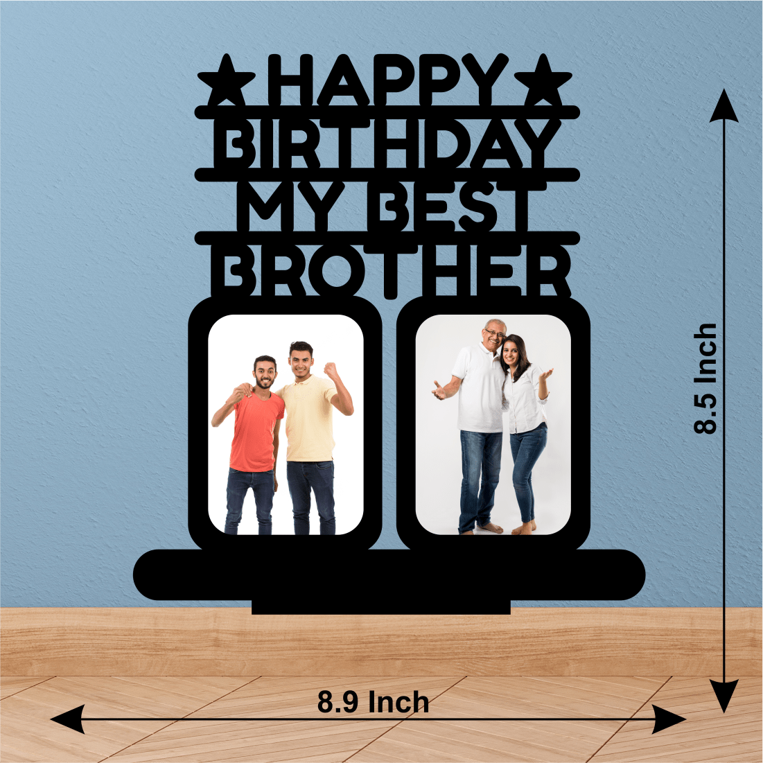Happy Birth Day My Best Brother Photo Printed Frame. - Next Print