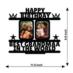 HAPPY BIRTHDAY BEST GRANDMAA IN THE WORLD STAND FRAME - Next Print