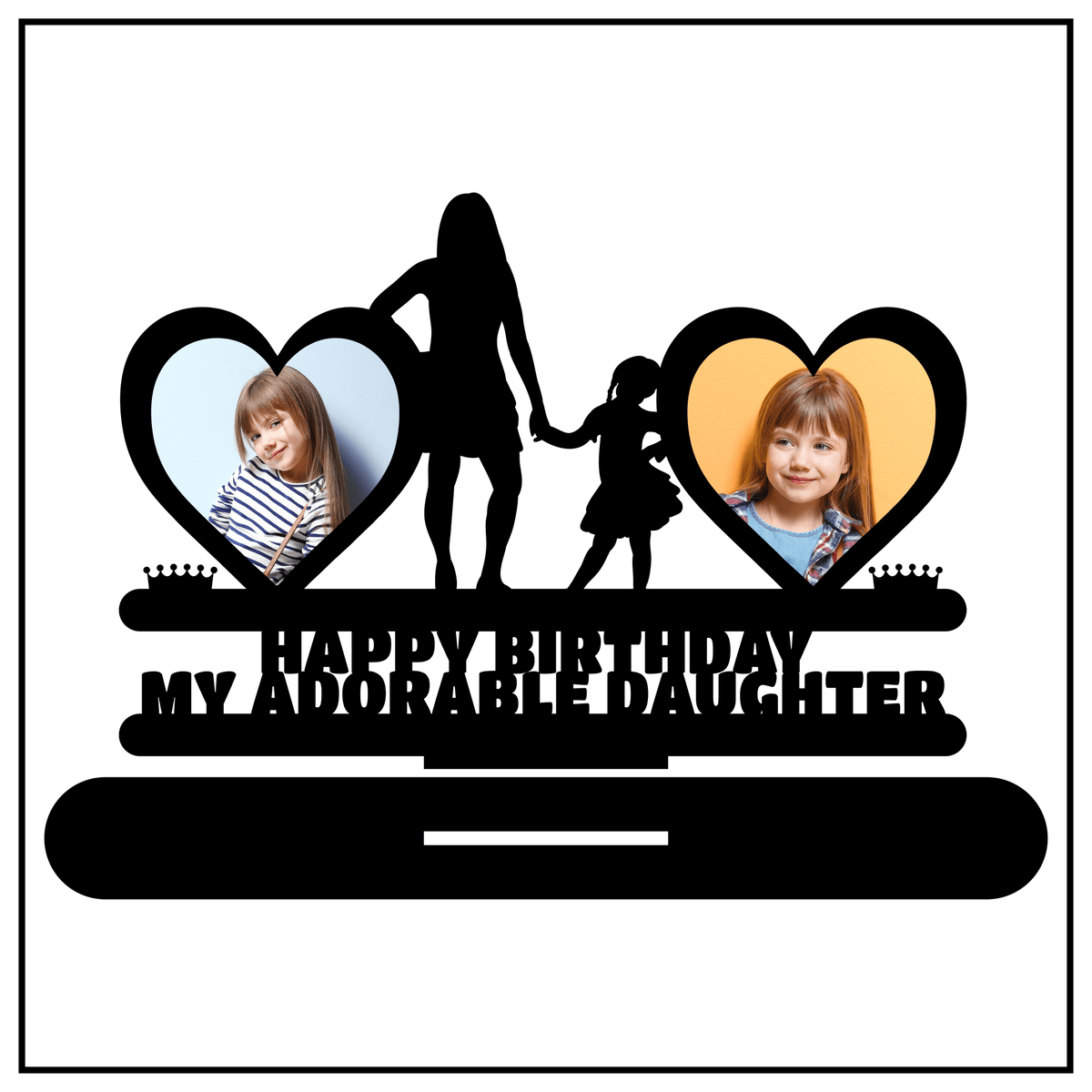 Happy Birthday My Adorable Daughter Stand Frame - Next Print