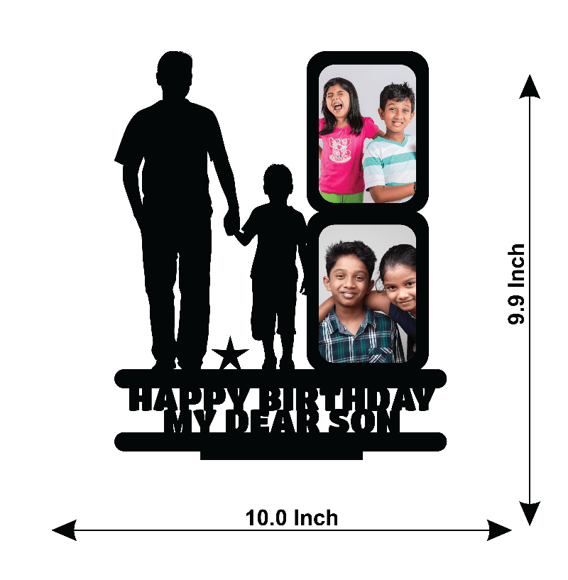 Happy Birthday My Dear Son Stand Frame - Next Print