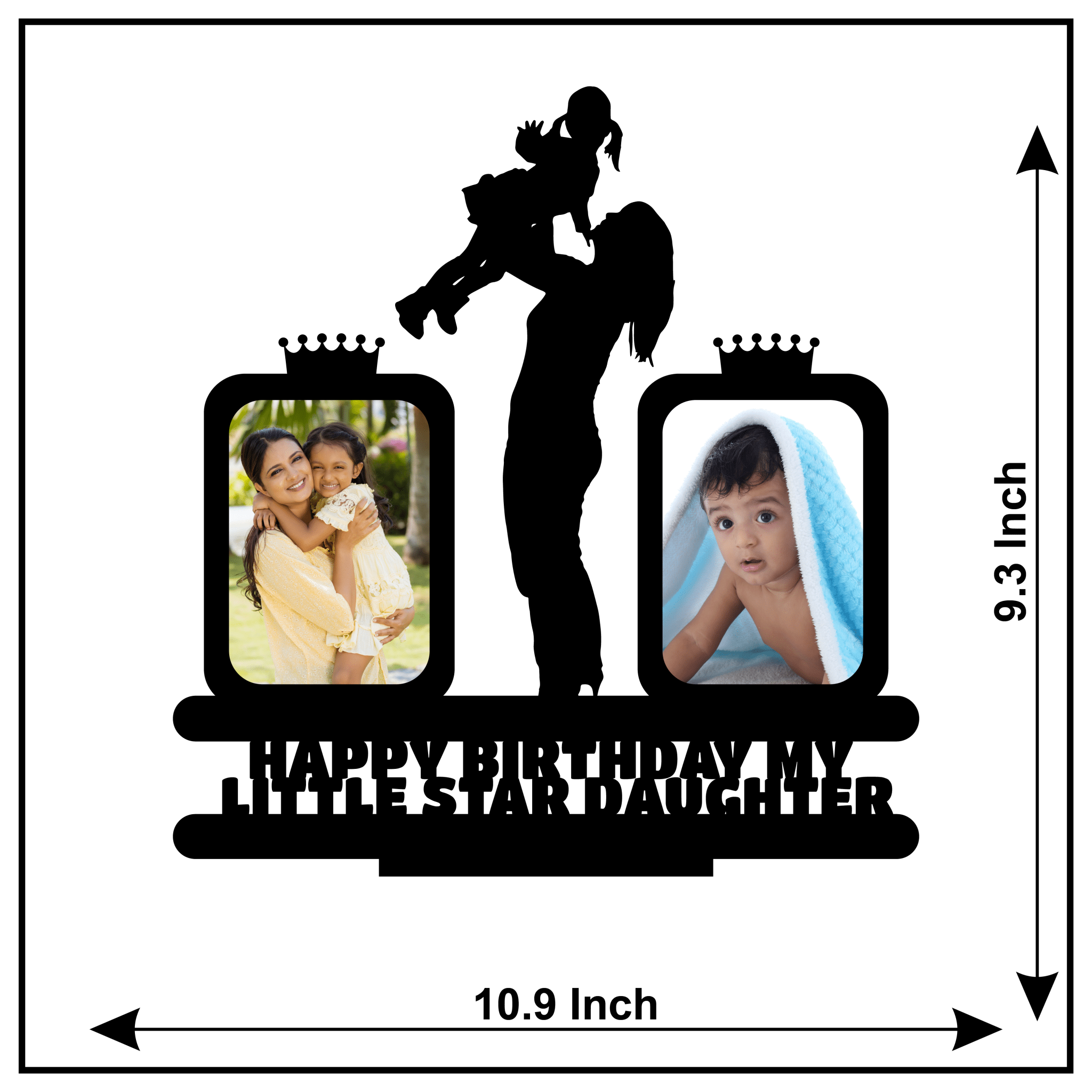 Happy Birthday My Little Star sister Stand Frame - Next Print