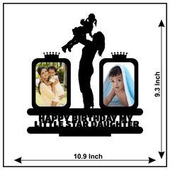 Happy Birthday My Little Star sister Stand Frame - Next Print