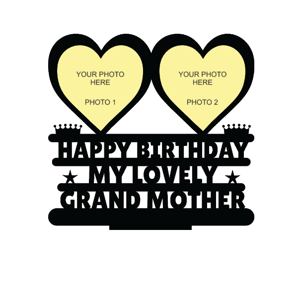 HAPPY BIRTHDAY MY LOVELY GRANDMOTHER STAND FRAME - Next Print