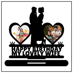 HAPPY BIRTHDAY MY LOVELY WIFE STAND FRAME - Next Print