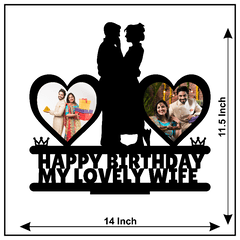 HAPPY BIRTHDAY MY LOVELY WIFE STAND FRAME - Next Print