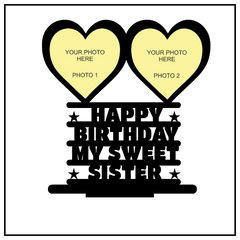 Happy Birthday My Sweet Sister Stand Frame - Next Print