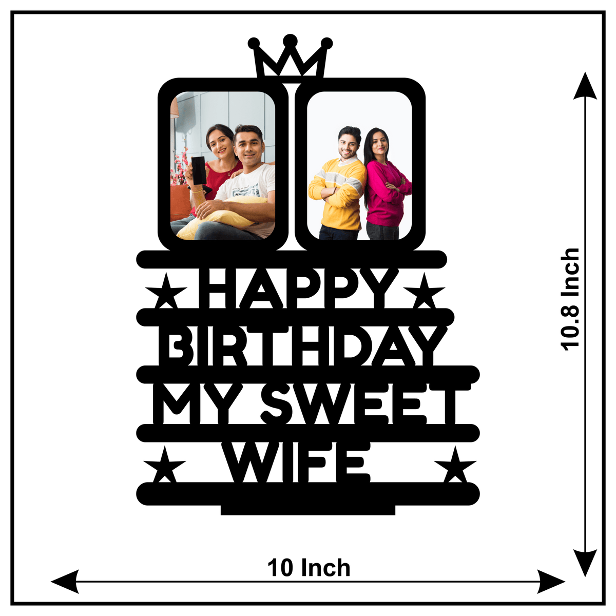 HAPPY BIRTHDAY MY SWEET WIFE STAND FRAME - Next Print