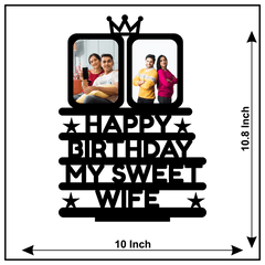 HAPPY BIRTHDAY MY SWEET WIFE STAND FRAME - Next Print