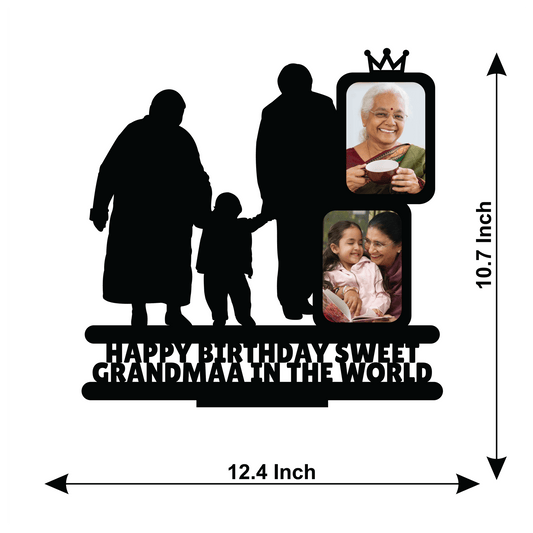 HAPPY BIRTHDAY SWEET GRANDMAA IN THE WORLD STAND FRAME - Next Print