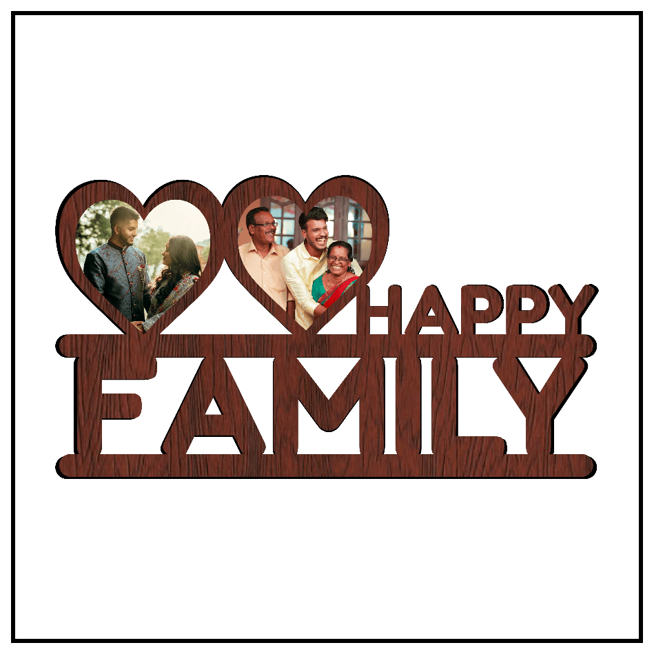 Happy Family Wall Frame - Next Print