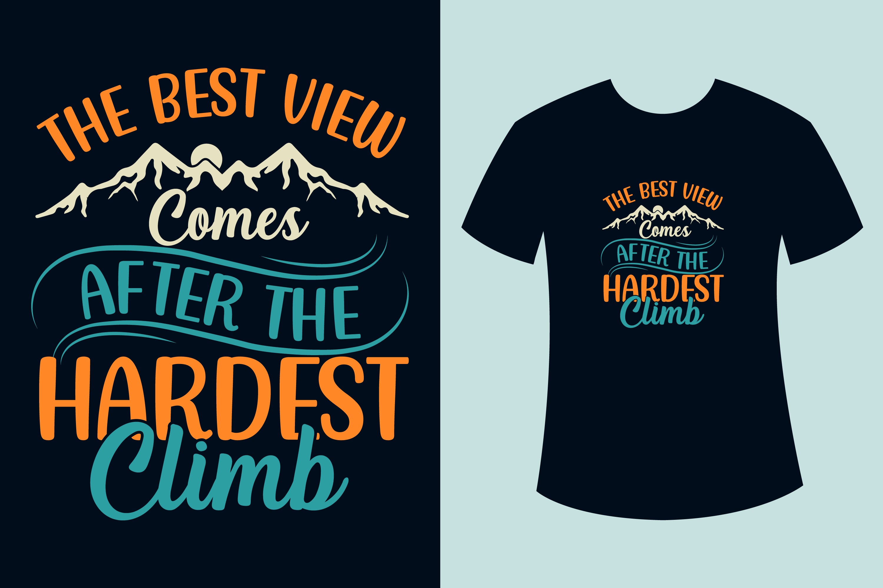 The Best View Comes After The Hardest Climb